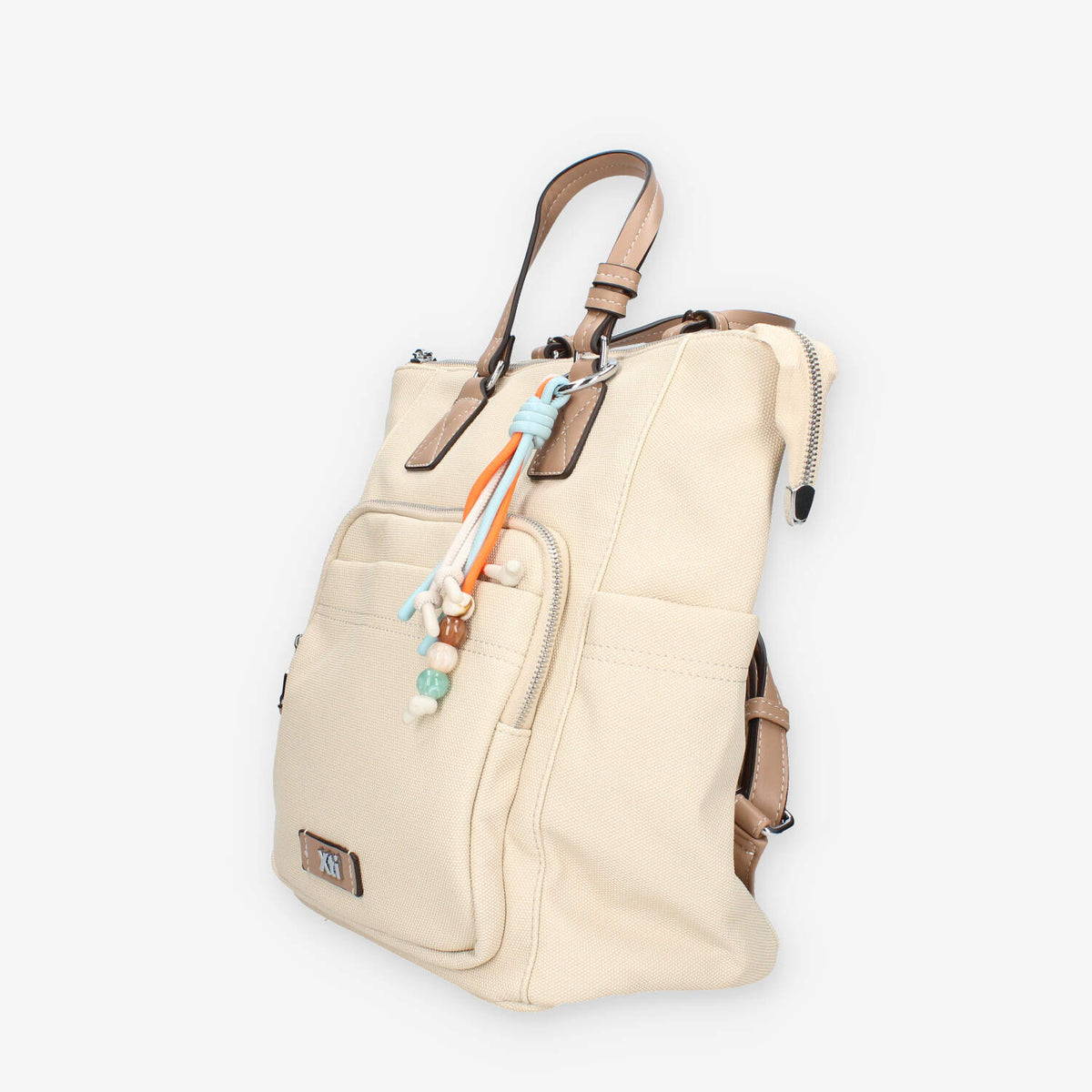 Xti Tentations 184621-BEIGE Borsa a spalla beige