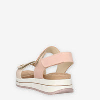 Igi&Co 1174844-CHAMPAGNE/CIPRI Sandali rosa con zeppa