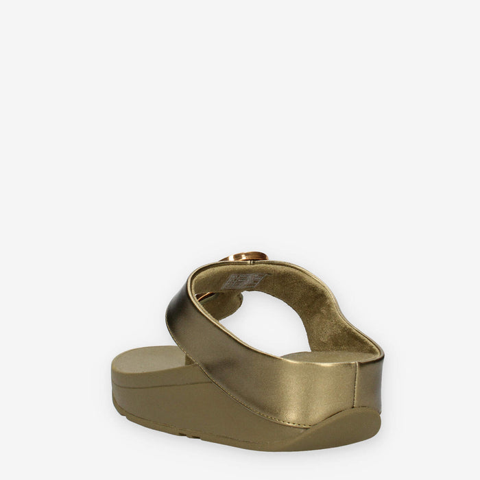 Fit Flop HJ1-C23 Halo Infradito verdi con cristalli applicati