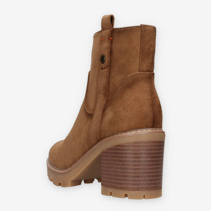 Refresh 173032-TAUPE BOTIN Stivaletti taupe da donna