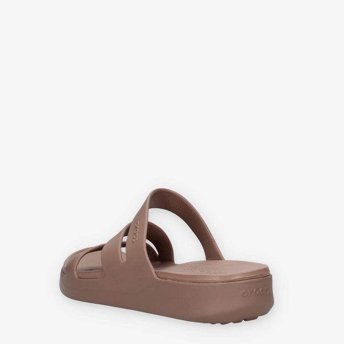 Crocs CR.209587-TRUF Getaway Strappy Ciabatte marroni da donna