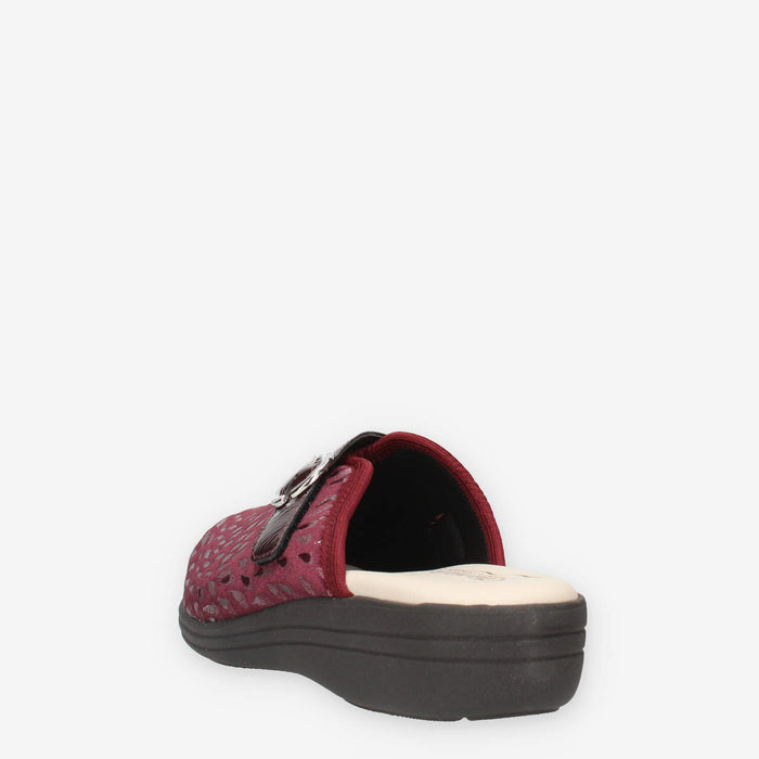 ELASTICA24-BORDEAUX Clia Walk Ciabatte bordeaux da donna