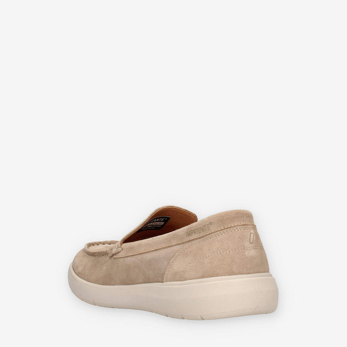 Impronte IM61014A-025 STUCKY Mocassini beige da uomo
