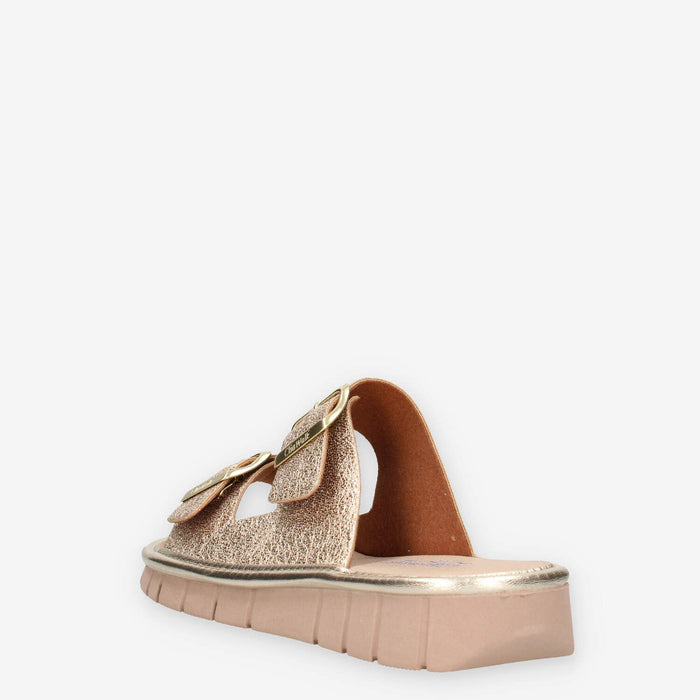 Clia Walk SUMMER22-PLATINO Ciabatte platino da donna