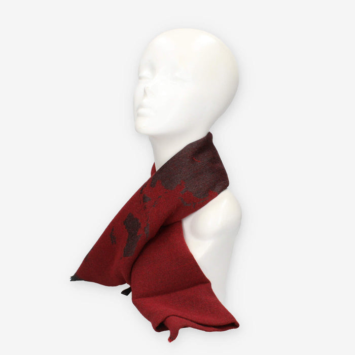 Alviero Martini Prima Classe KS564-1748-0313 Sciarpa rettangolare rosso acero