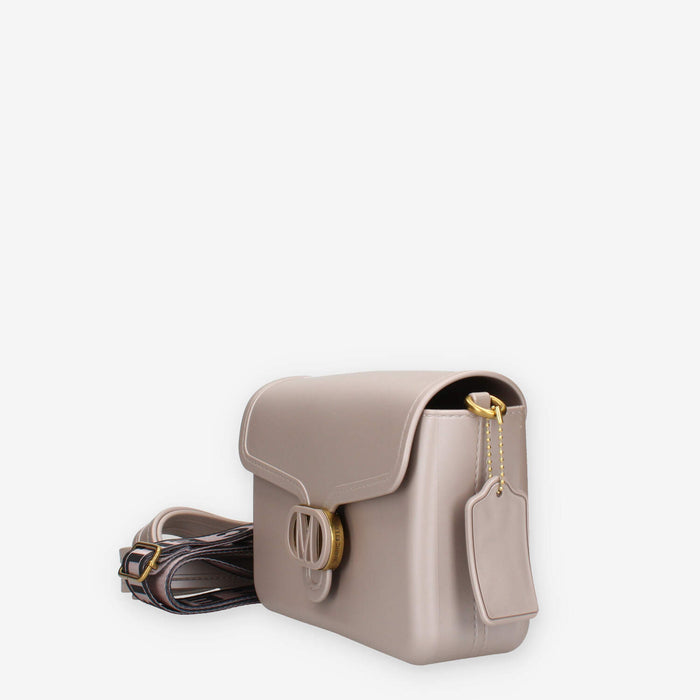 Marc Ellis FLAT BUBLE-STONE / LIGHT OTTONE Borsa a tracolla stone e ottone