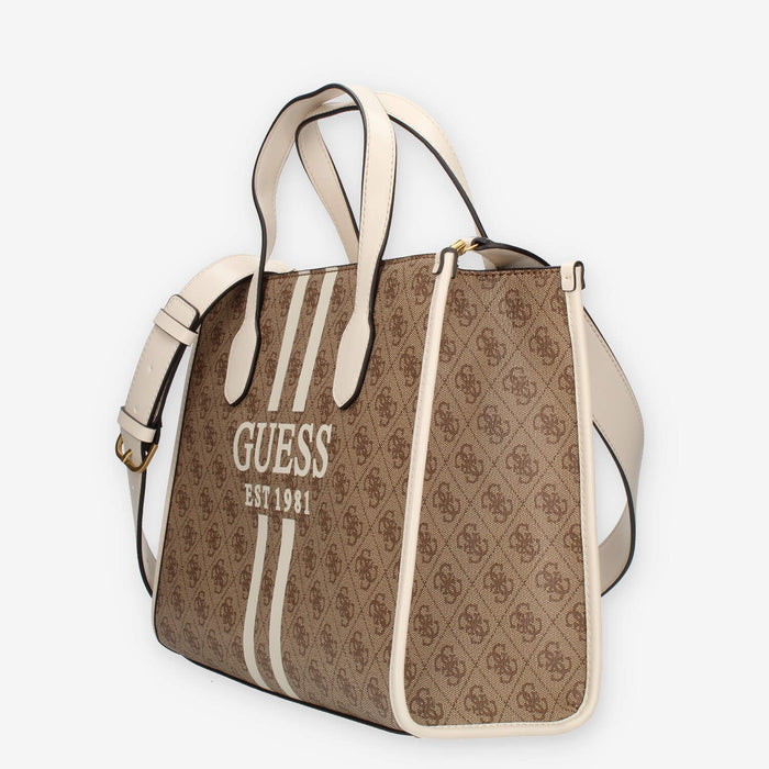 Guess Silvana Borsa a mano logata beige