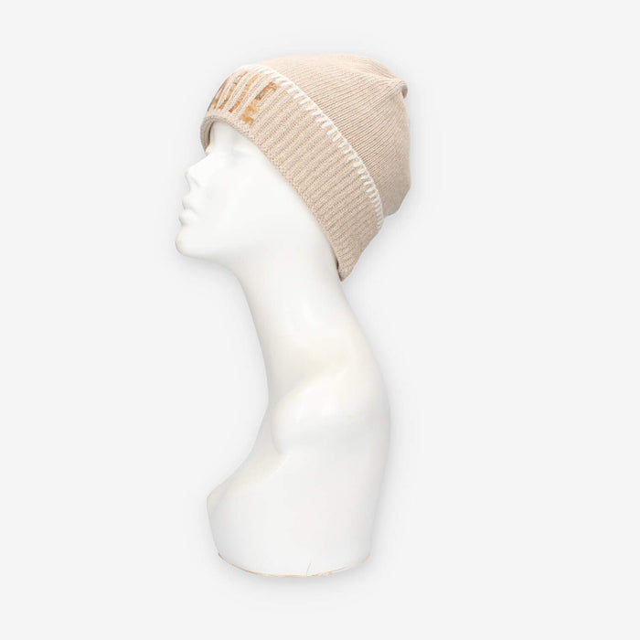 Alviero Martini Prima Classe KC059-1760-0927 Cappello beige con logo Geo Classic