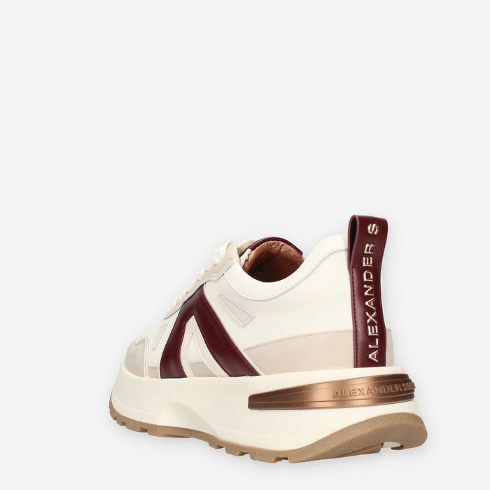 Alexander Smith ASBCLPW-2006-FBX LIVERPOOL WOMAN OFF WHITE BORDEAUX