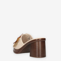 Refresh 175028-BEIGE Sandali scalzati beige da donna
