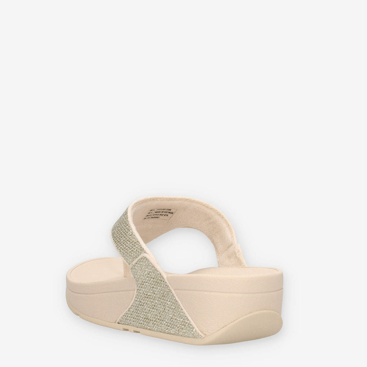 Fit Flop A4Z-675 Lulu Sandali infradito platino glitterati