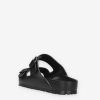 0129421-BLACK Birkenstock Arizona Eva Sandali scalzati neri (calzata regolare)