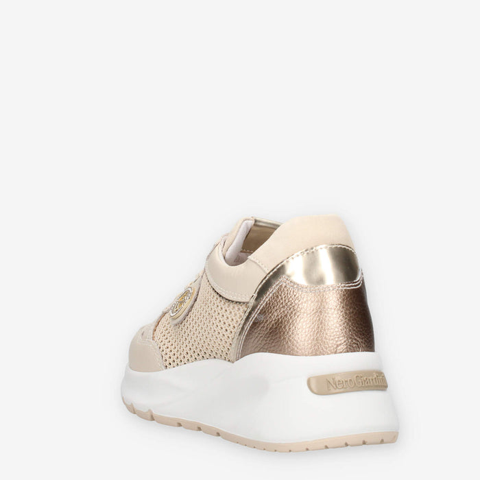 Nero Giardini E615180D-710 Sneakers beige da donna