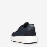 Ferre FU-193-BLU Sneakers nere e blu da uomo