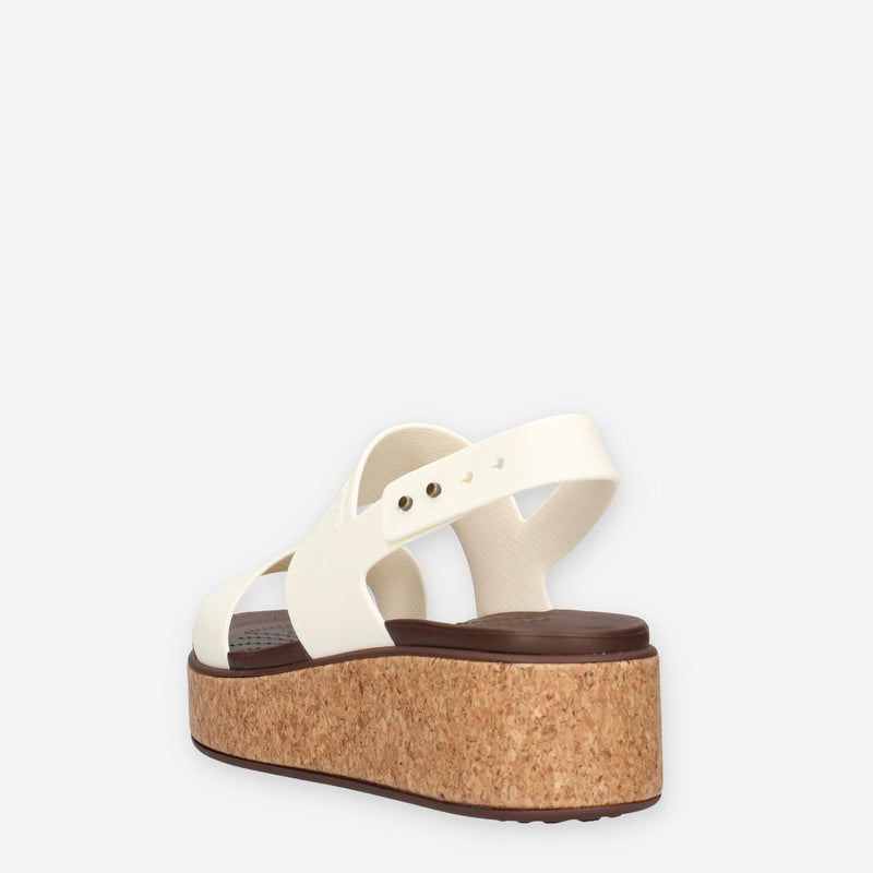 Crocs CR.211144-CHAL Brooklyn Cork Low Wedge W