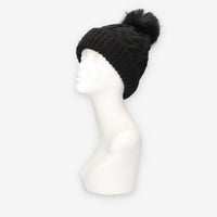 Alviero Martini Prima Classe LMC060-2860-0001 Cappello nero da donna con pon pon