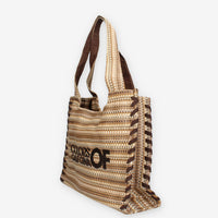 Colors of California HC.HOLLY-NAT Borsa a spalla beige in raffia