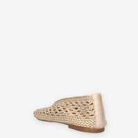 Inuovo YTA009-CHAMPAGNE Ballerine beige traforate da donna