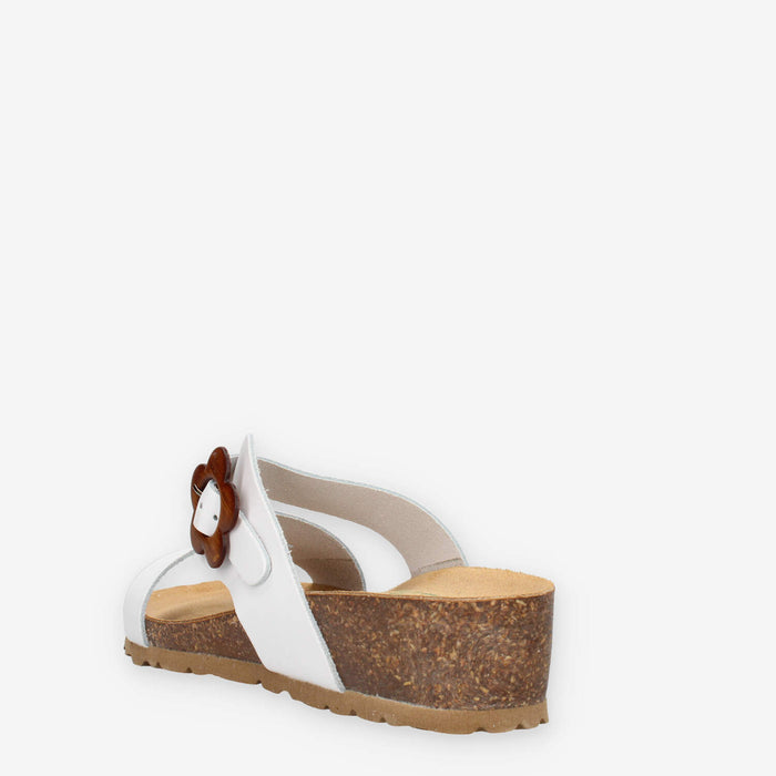 Bio Natura 12-A-2038-IMB-BYCAST-BIANCO Sandali scalzati bianchi da donna