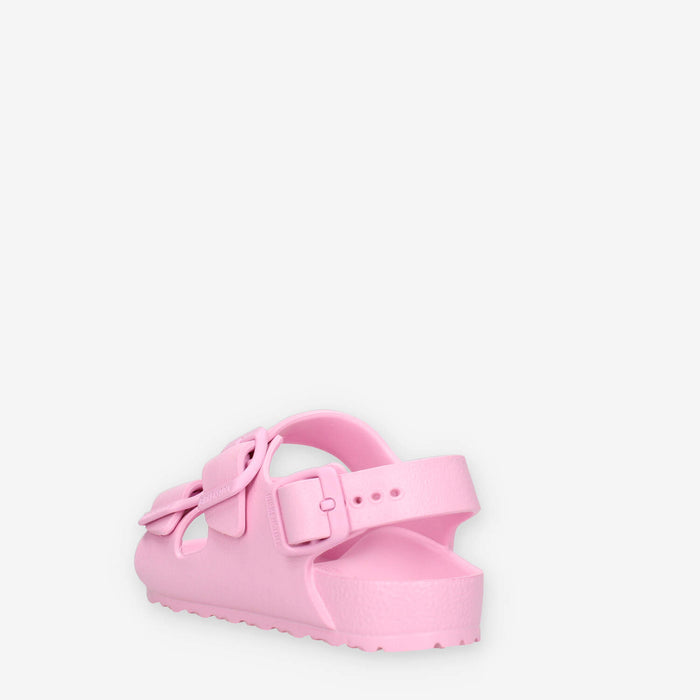 Birkenstock 1029544 Milano Eva kids Sandali rosa da bimba (calzata stretta)