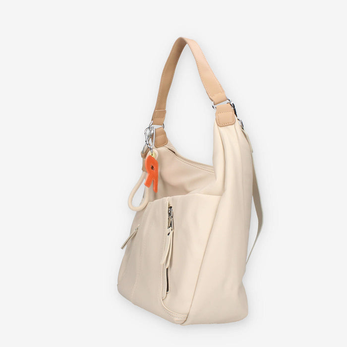 Refresh 183256-BEIGE Borsa a spalla beige