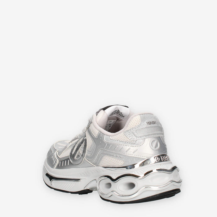 No Name UNWT-7104-AL WILLO TECH W Sneakers argento da donna