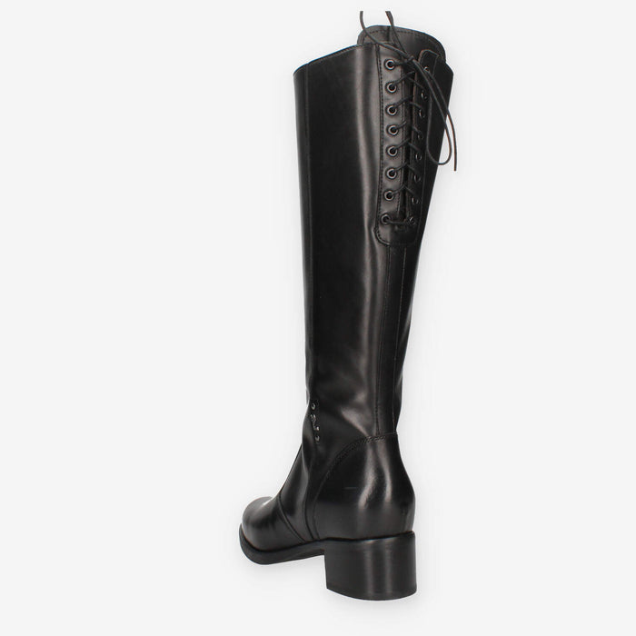 Nero Giardini I514640D-100 Stivali neri da donna con tacco