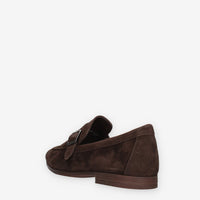 Frau 34B7-CACA Mocassini marroni da uomo