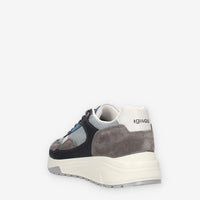 Igi&Co 1120011-GRAFITE/BLU Sneakers grigie e blu da uomo