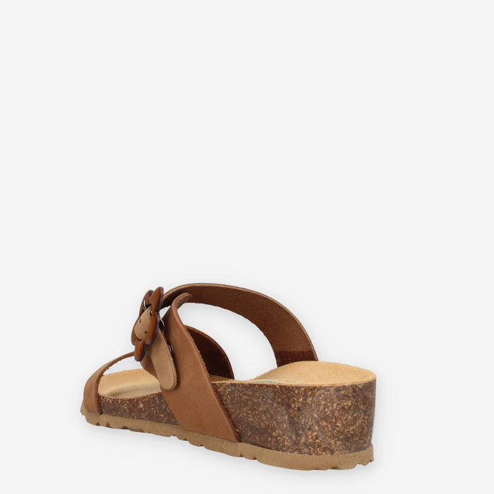 Bio Natura 12A2038-IMB NAB-MUL-TOR Sandali scalzati tortora da donna
