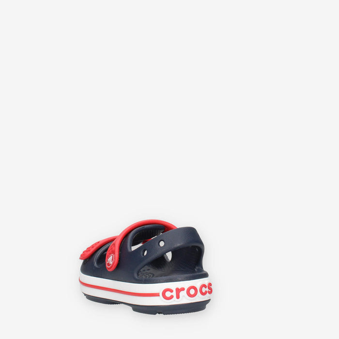 CR.209424-NAVR Crocs Crocband cruiser Sandali blu e rossi da bimbo