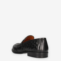 Exton 9971-INTEC-NERO Mocassini neri da uomo