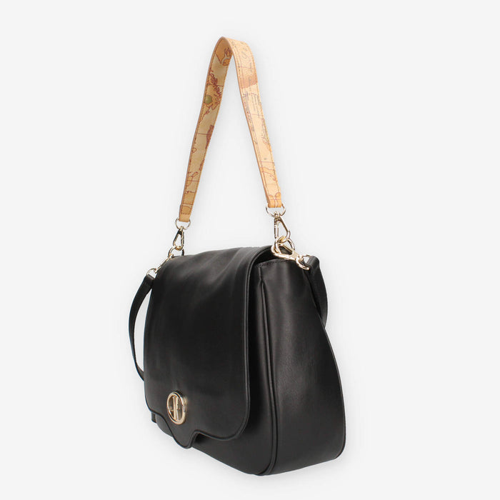 Alviero Martini Prima Classe LLD54-M631-0001 Borsa a tracolla nera e Geo Classic