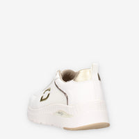 Donna Serena 145671DM-BIANCO-PLAT Sneakers bianche e platino da donna