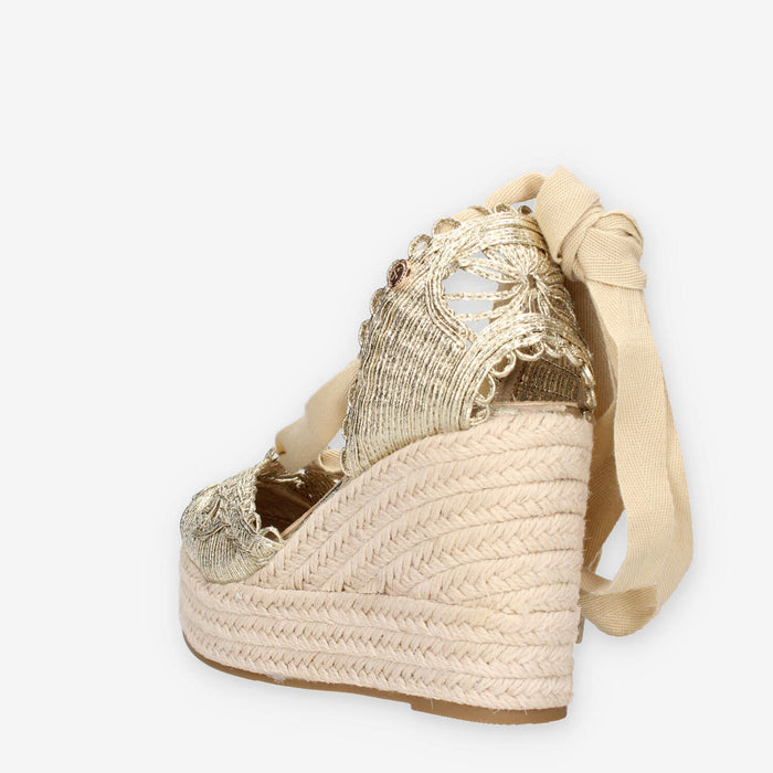 Xti Tentations 145422-ORO Espadrillas oro da donna
