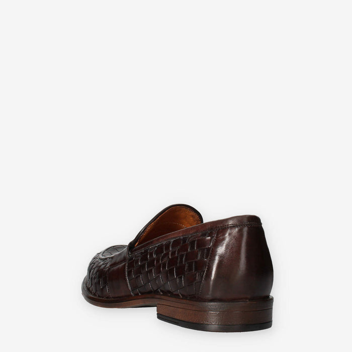 Exton 9971-INTEC-CASTAG Mocassini marroni da uomo