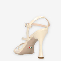 Nero Giardini E513192DE-711 Sandali latte da donna con tacco alto