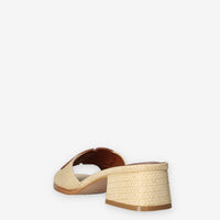 Guess FLJCN2-ELE03-NATU CERINNA2 Sandali scalzati da donna con tacco