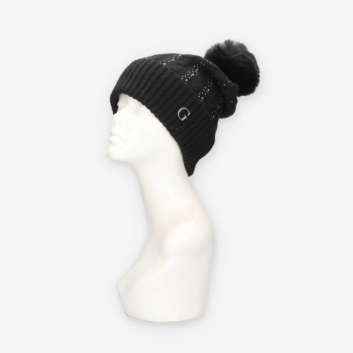 Guess AW5385-POL01-BLA KNITTED BEANIE