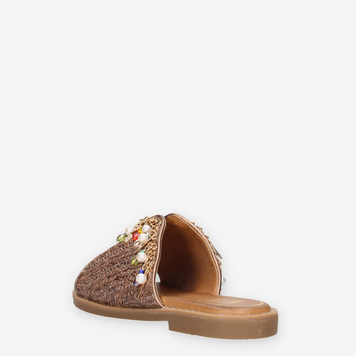 O-Joo OL61511A-028 MILEY CARRIBEAN Sandali scalzati marroni da donna