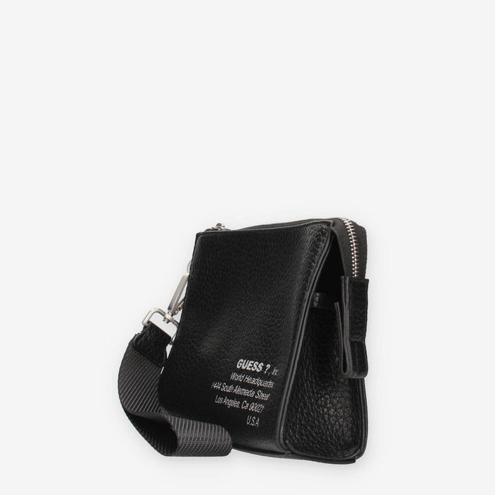 Guess PMNYLGP5438-BLA NEW YORK Pochette nera da uomo