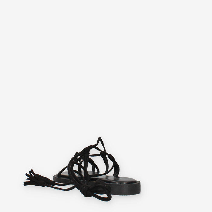 Marina Torres J41243-59-BLACK Sandali infradito neri alla schiava
