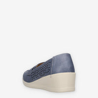 Clia Walk LIGHT34-BLU Slip on blu da donna