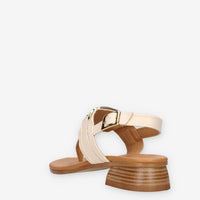 Talea 2082-CRUST-NUDE Sandali infradito nude da donna