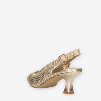 Xti Tentations 145432-ORO Dècolletè platino con tacco