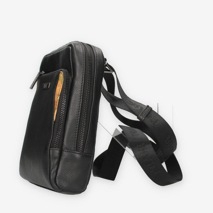 Alviero Martini Prima Classe LLD07-8162-0001 Borsa a tracolla da uomo nera e Geo Classic