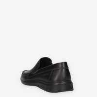 Enval Soft 1222000-NERO Mocassini neri da uomo