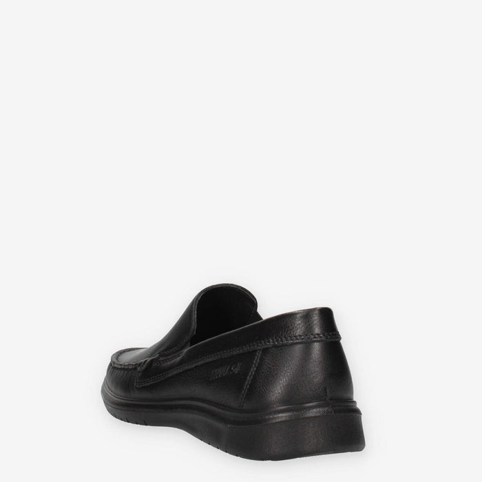 Enval Soft 1222000-NERO Mocassini neri da uomo