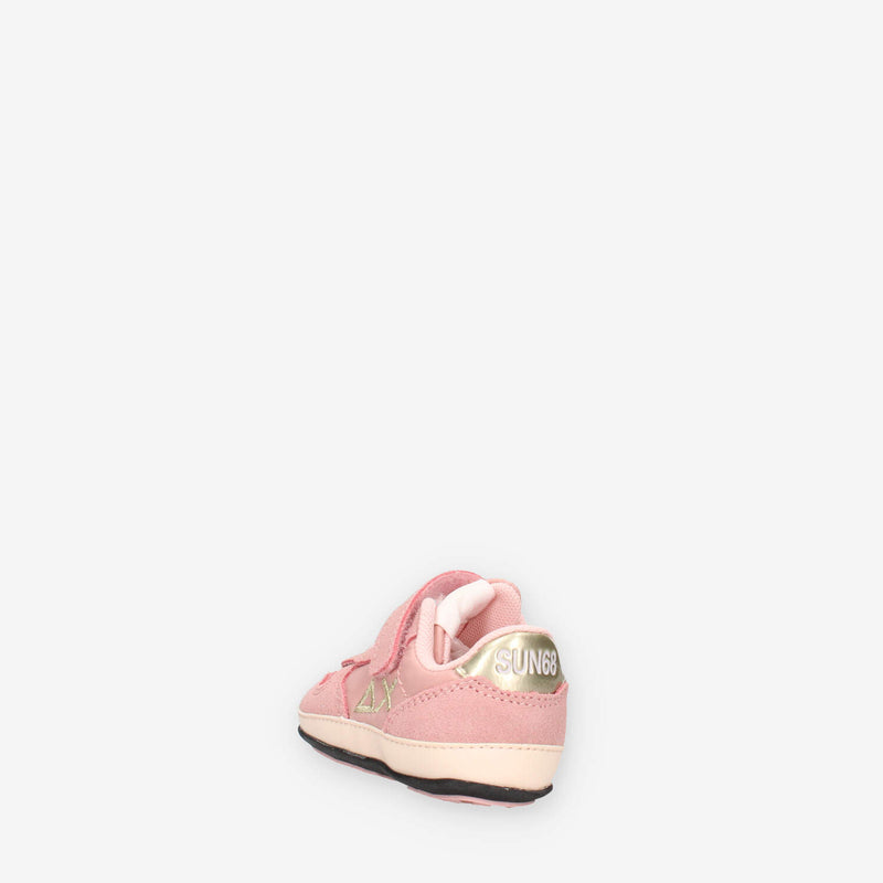 Z44402N-04ROSA Sun 68 Sun 68 Girl's Ally Gold Silver (new born) Sneakers rosa da neonata