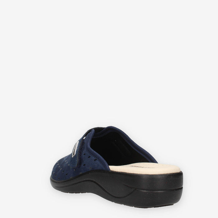 Valleverde 37304-BLU Pantofole blu da donna